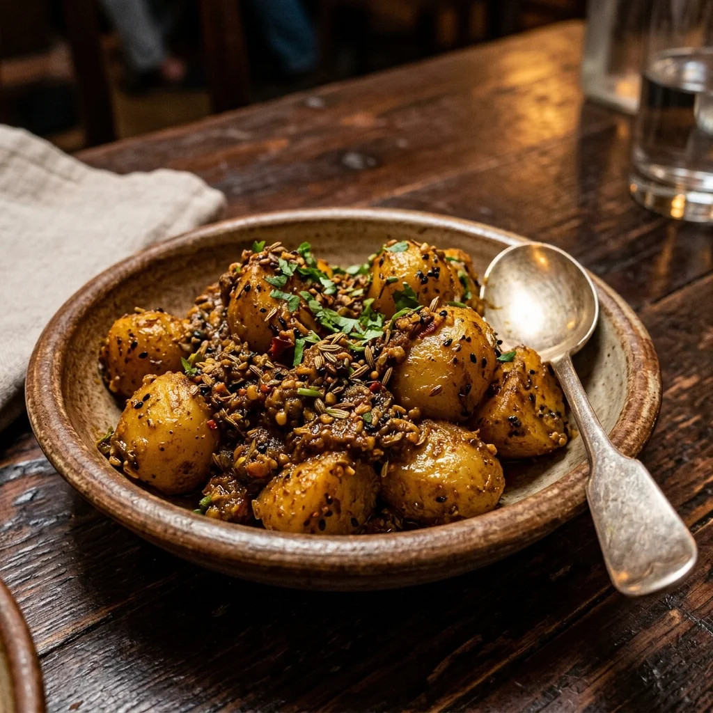 Achari Aloo - nutrition facts and calorie information