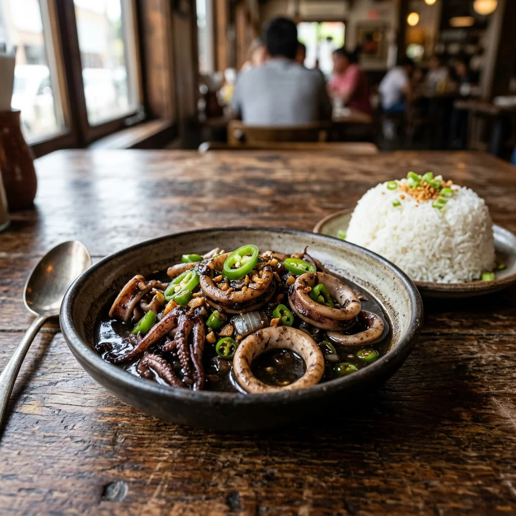 Adobong Pusit - nutrition facts and calorie information