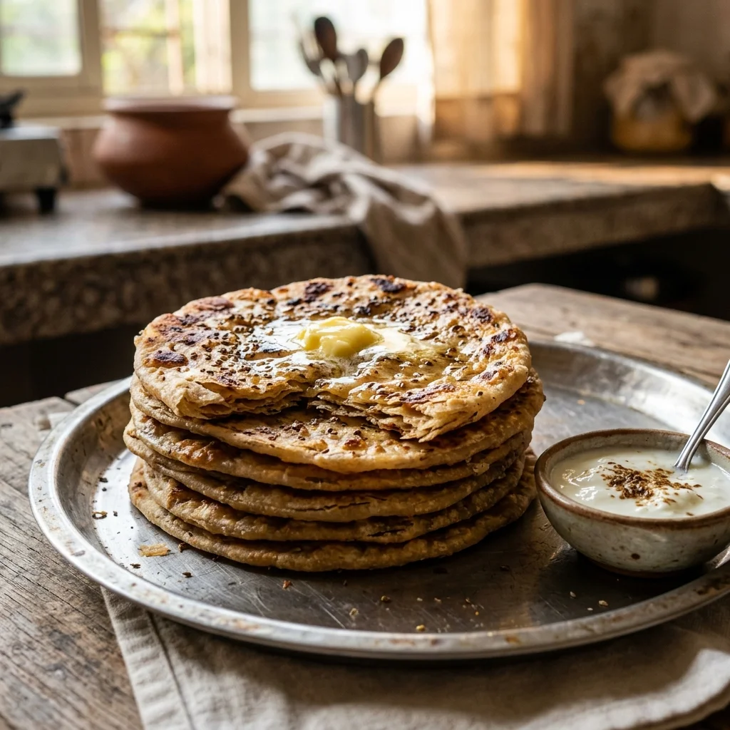 Ajwain Paratha - nutrition facts and calorie information