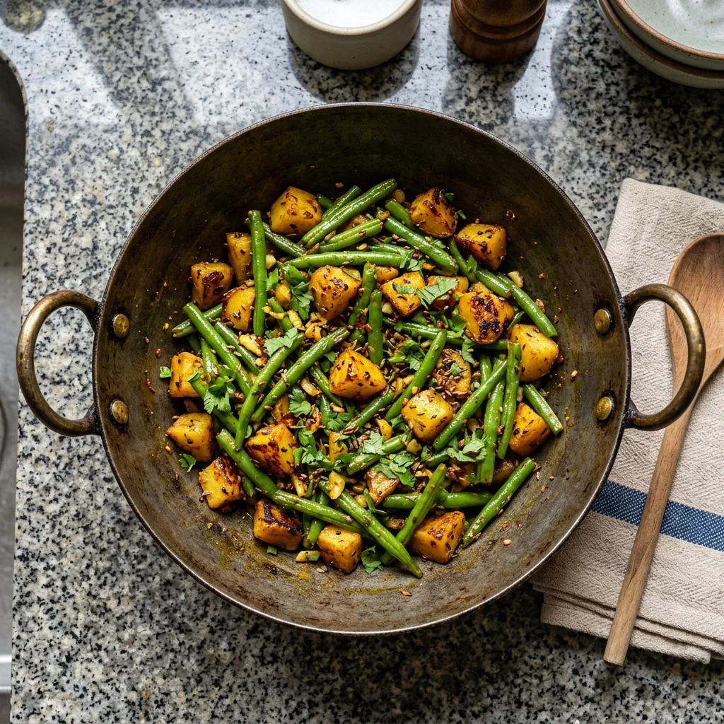 Aloo Beans - nutrition facts and calorie information