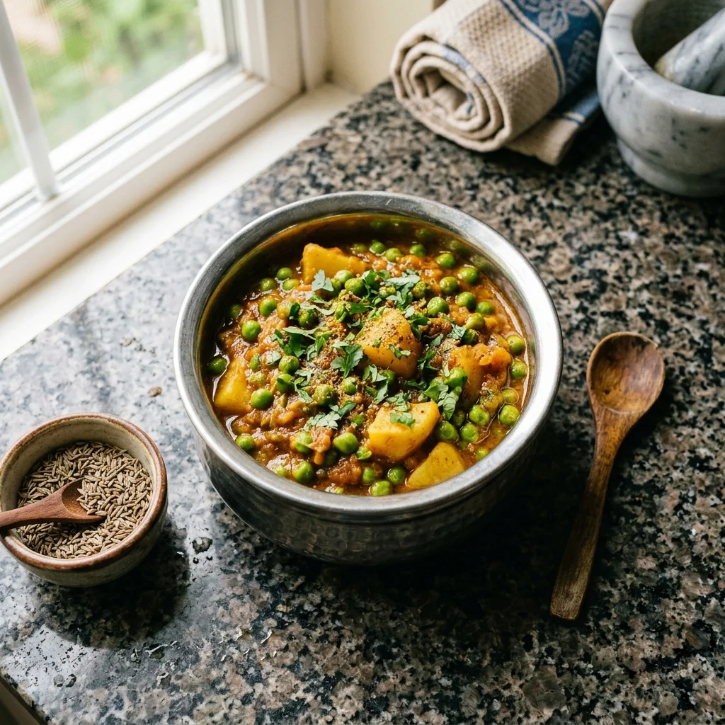 Aloo Matar - nutrition facts and calorie information