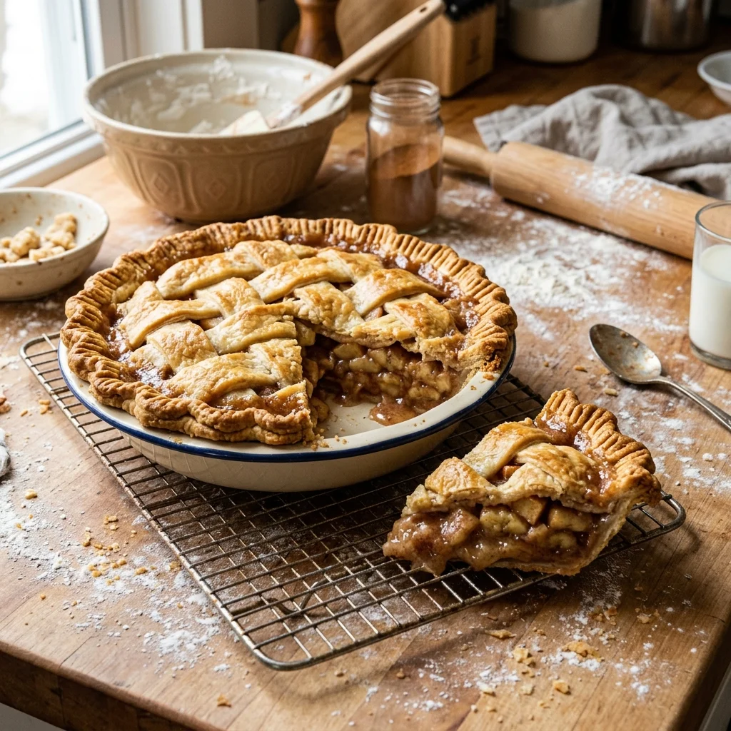 Apple Banana Pie - nutrition facts and calorie information