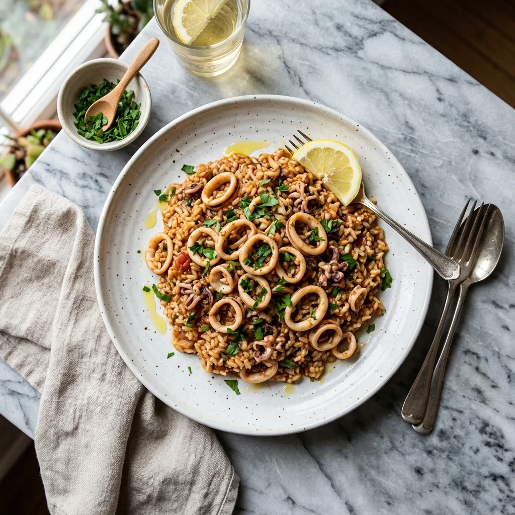 Arroz Con Calamares - nutrition facts and calorie information