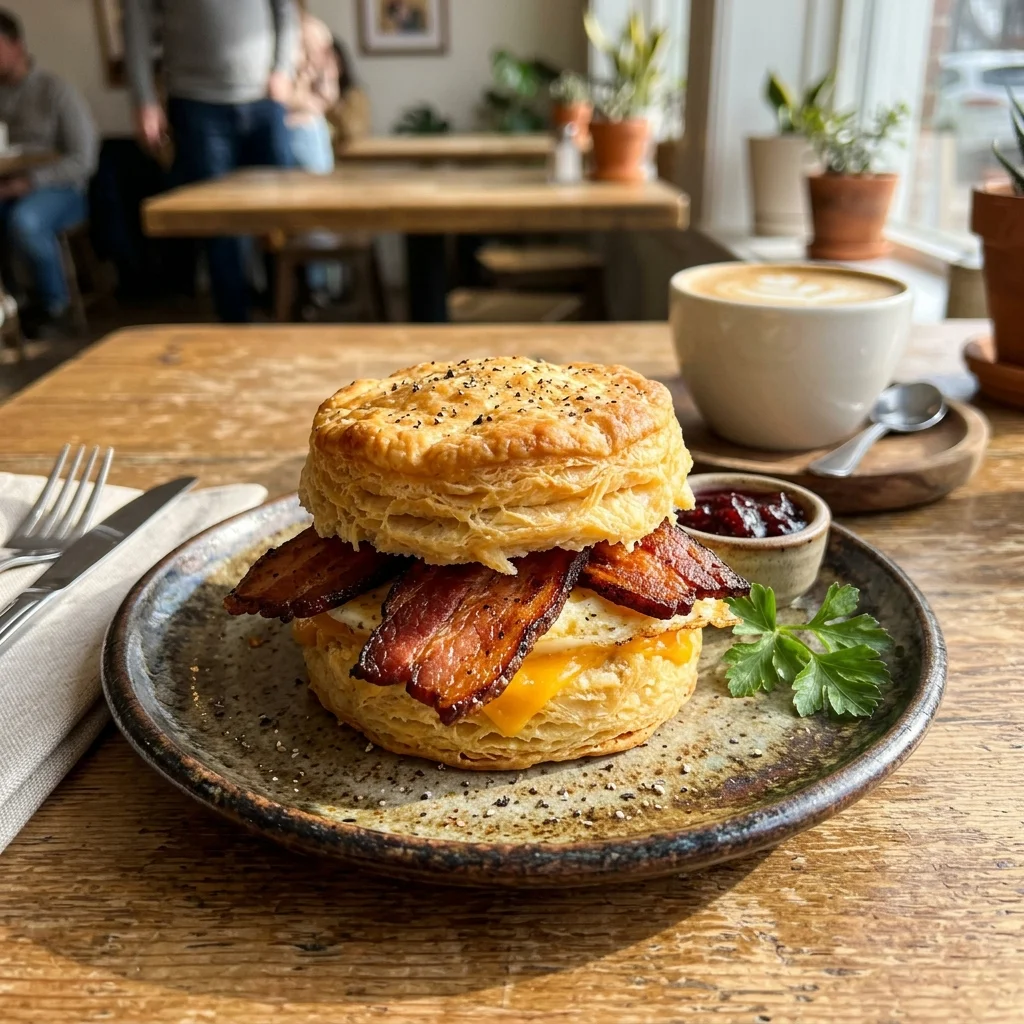 Bacon Biscuit - nutrition facts and calorie information