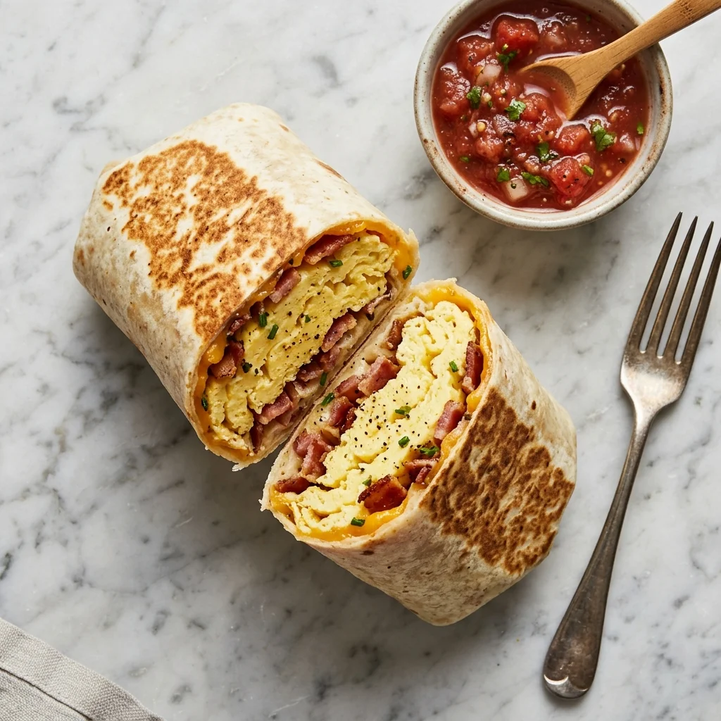 Bacon Egg Burrito - nutrition facts and calorie information