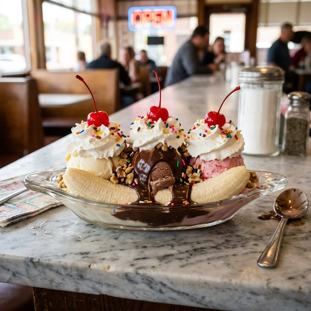 Banana Split - nutrition facts and calorie information