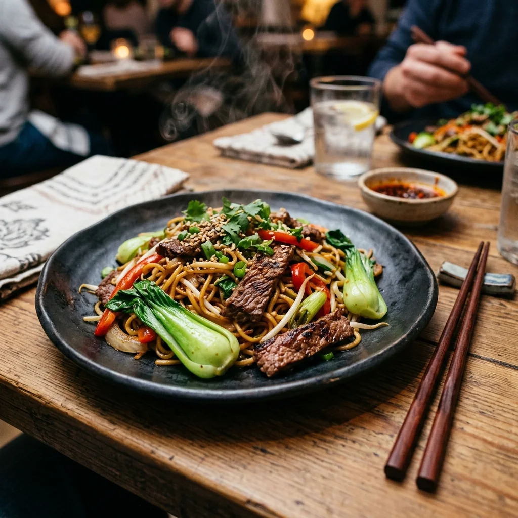 Beef Chow Mein - nutrition facts and calorie information