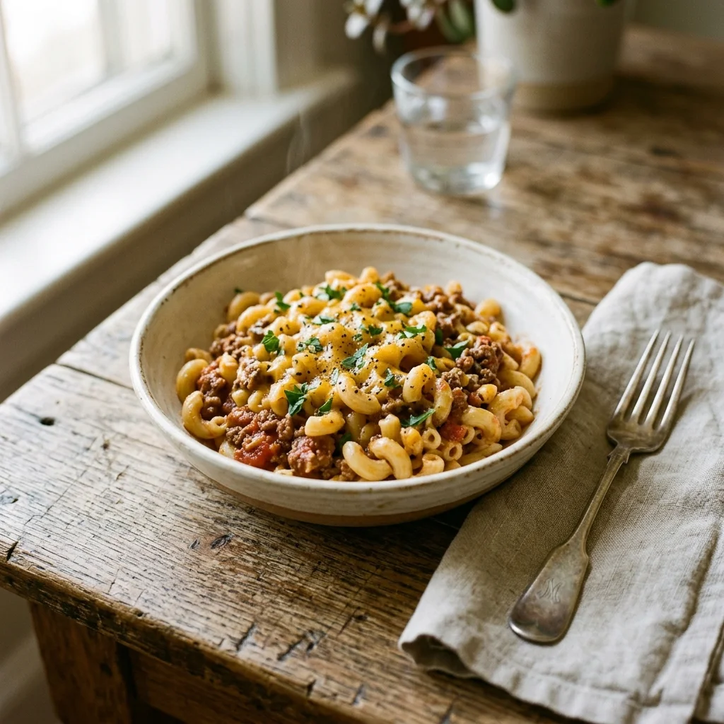 Beef Macaroni - nutrition facts and calorie information
