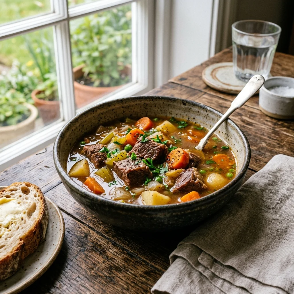 Beef Soup - nutrition facts and calorie information