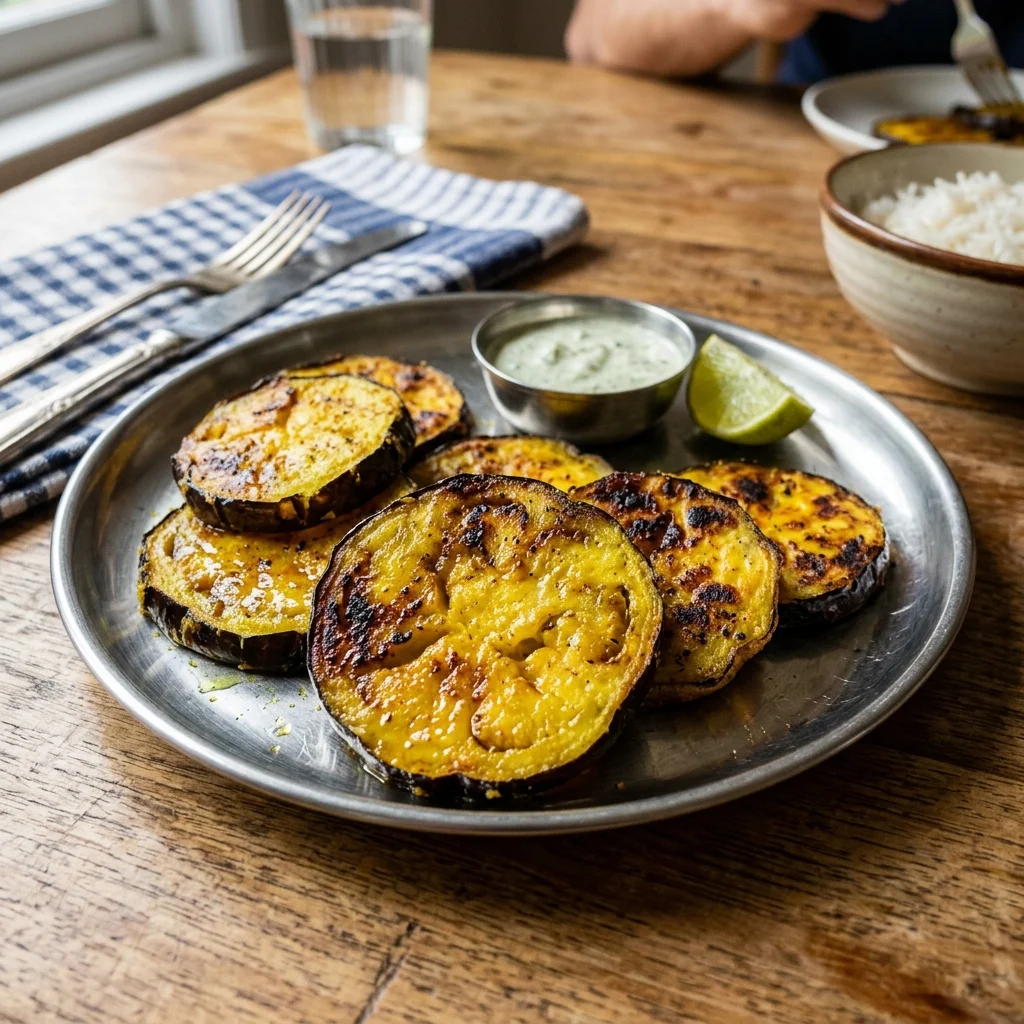 Begun Bhaja - nutrition facts and calorie information