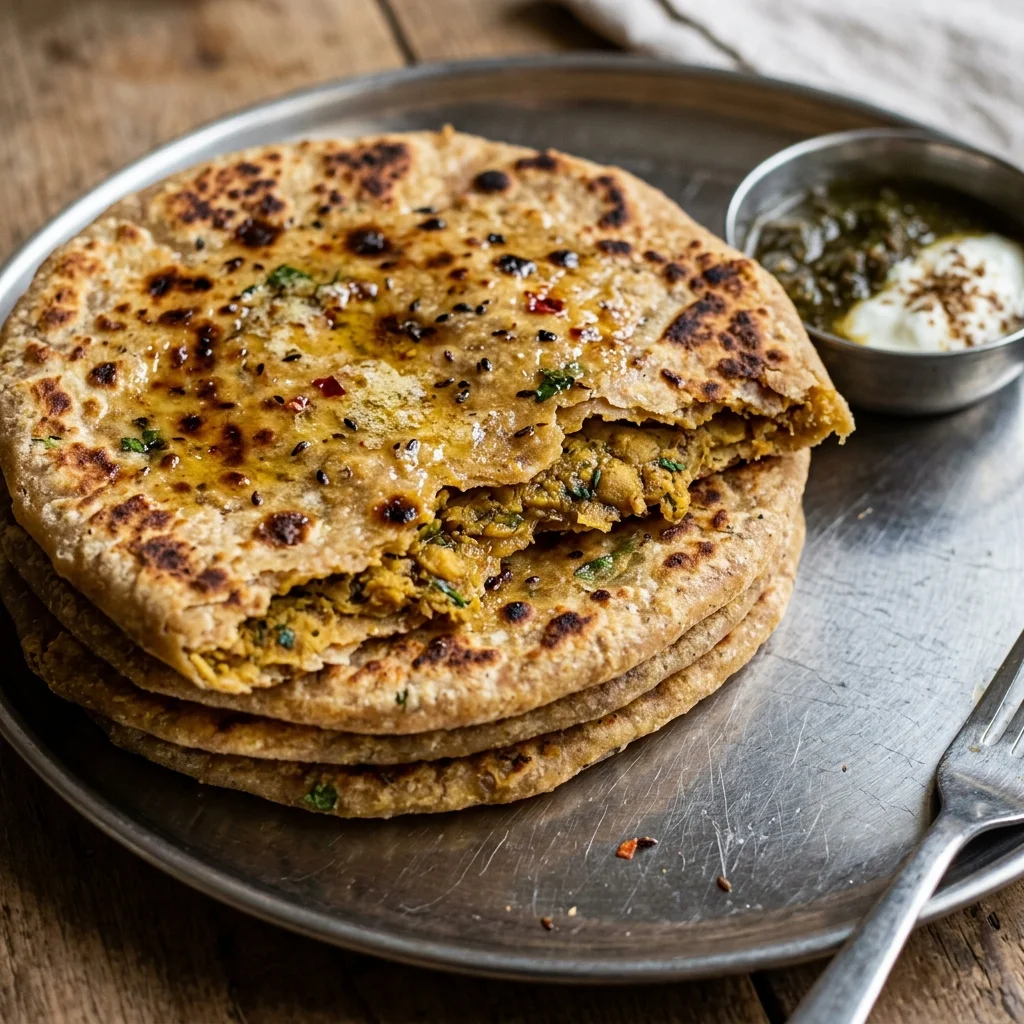 Besan Paratha - nutrition facts and calorie information