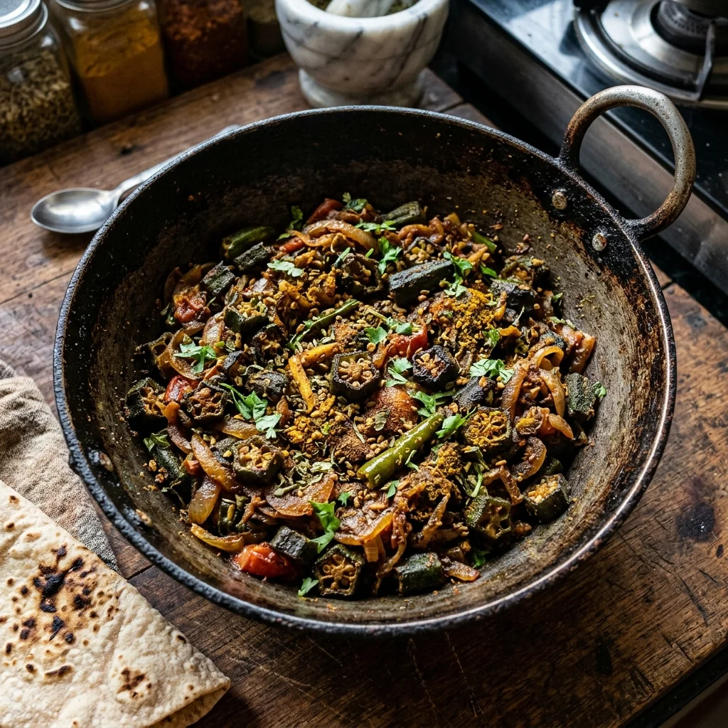 Bhindi Masala - nutrition facts and calorie information