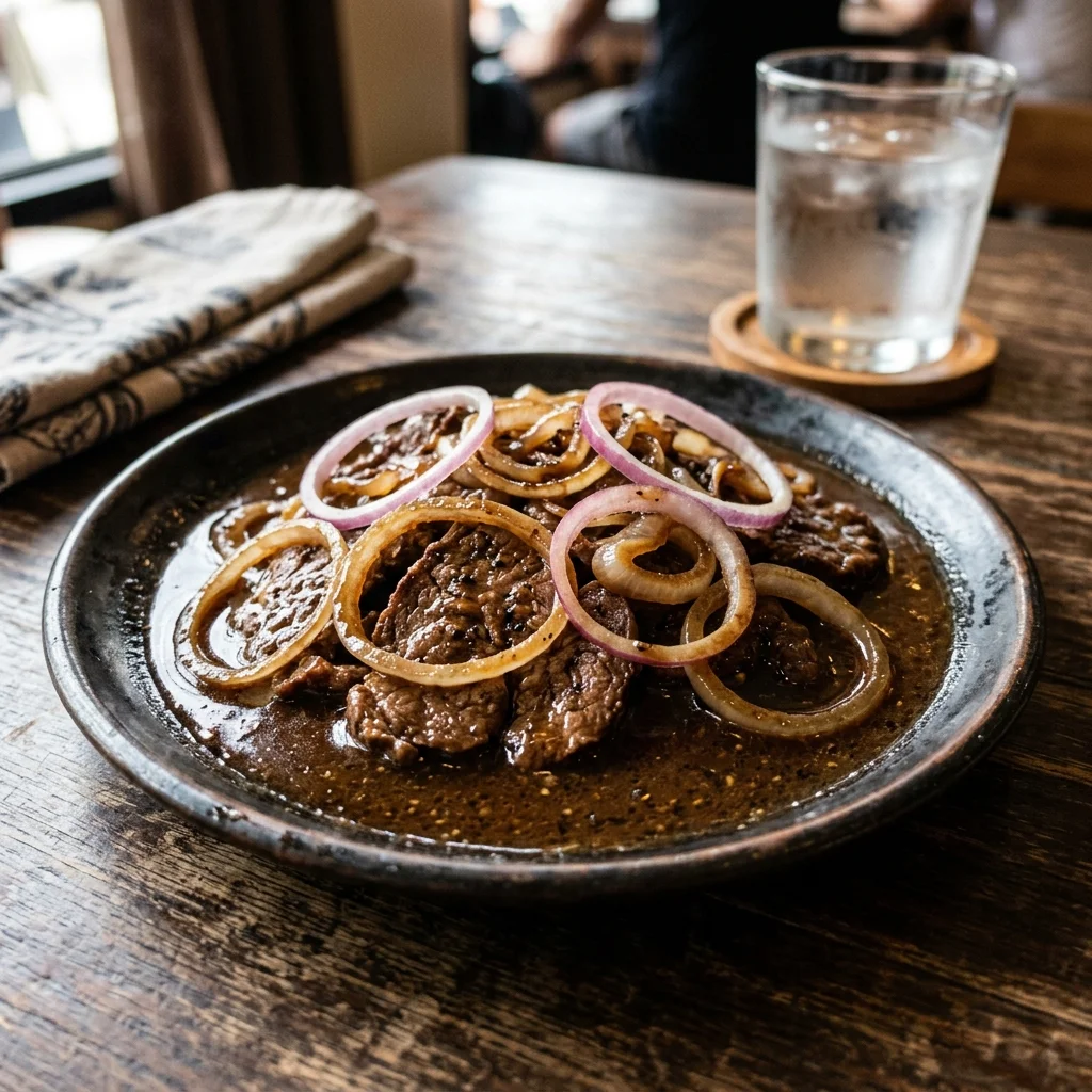 Bistek Tagalog - nutrition facts and calorie information