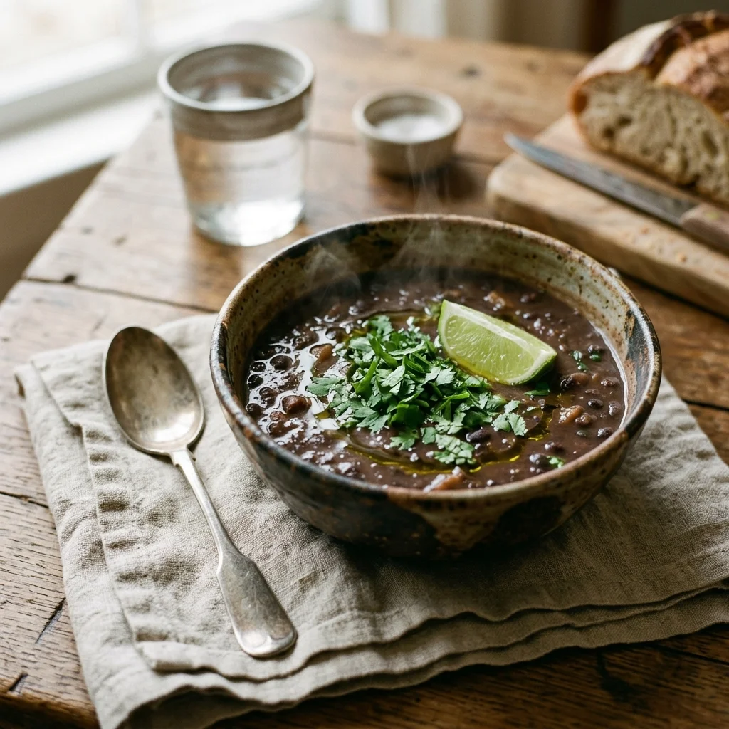 Black Bean Soup - nutrition facts and calorie information