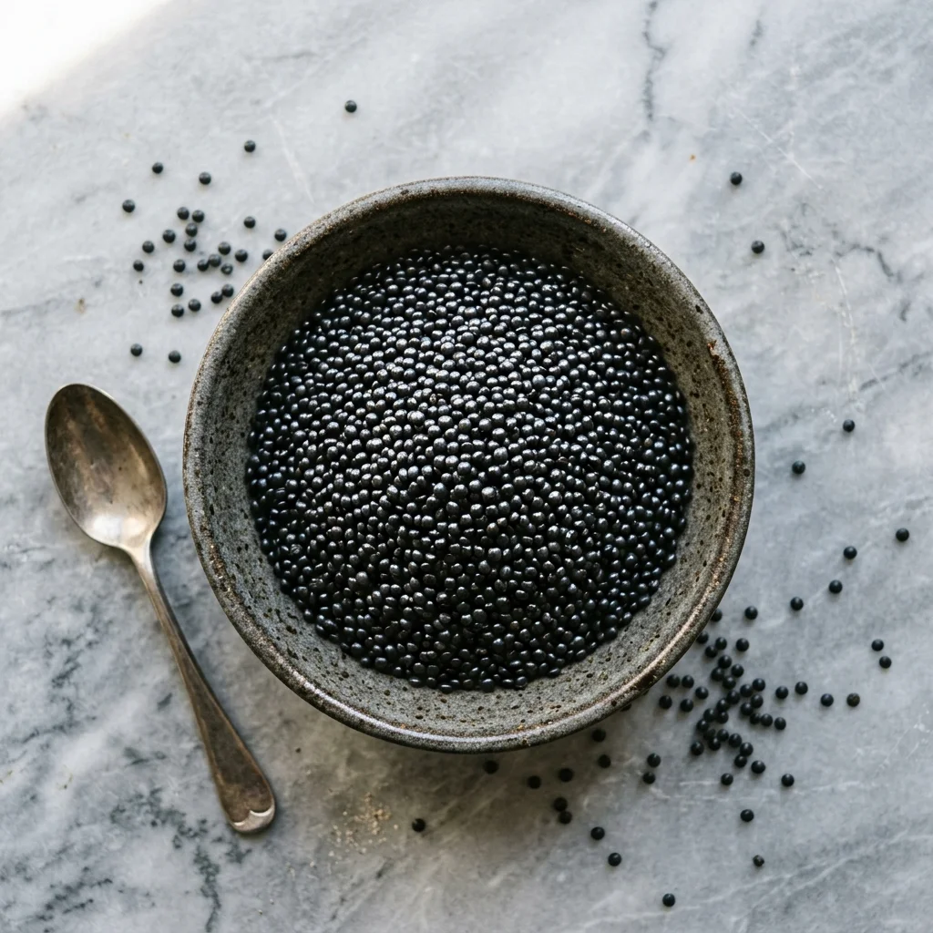 Black Lentils - nutrition facts and calorie information