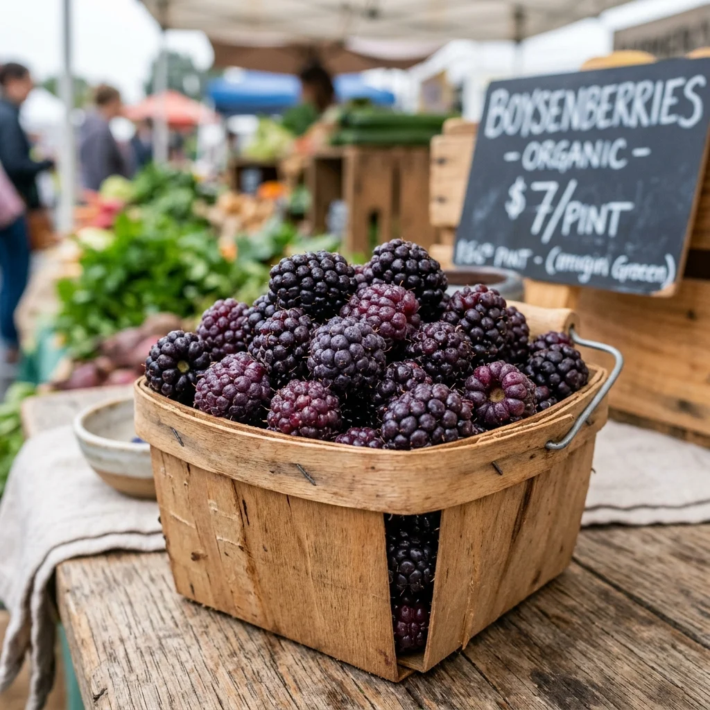 Boysenberries - nutrition facts and calorie information