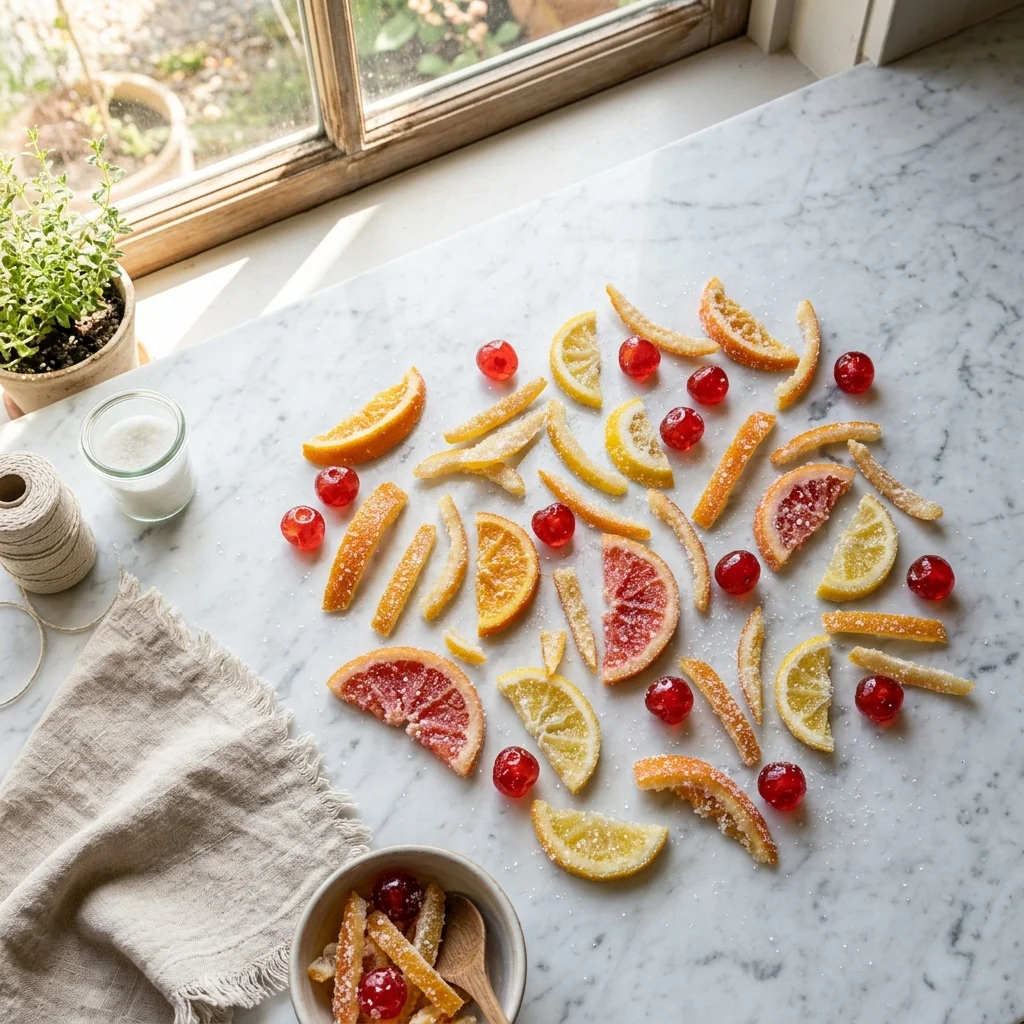 Candied Fruit - nutrition facts and calorie information