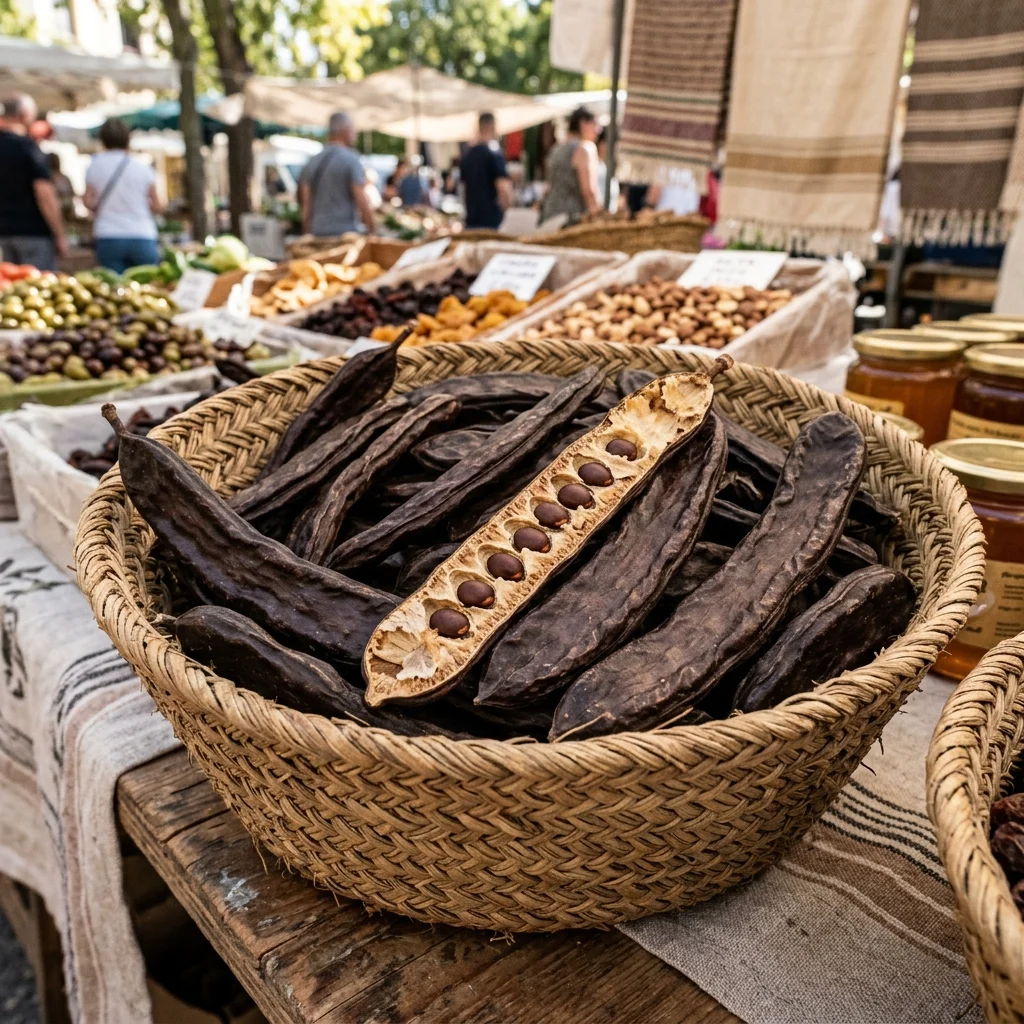 Carob - nutrition facts and calorie information