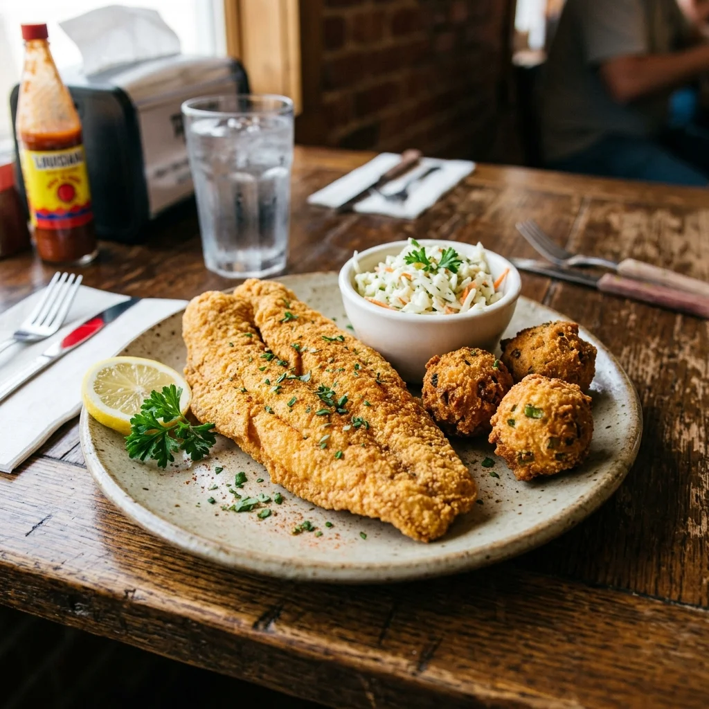 Catfish Platter - nutrition facts and calorie information