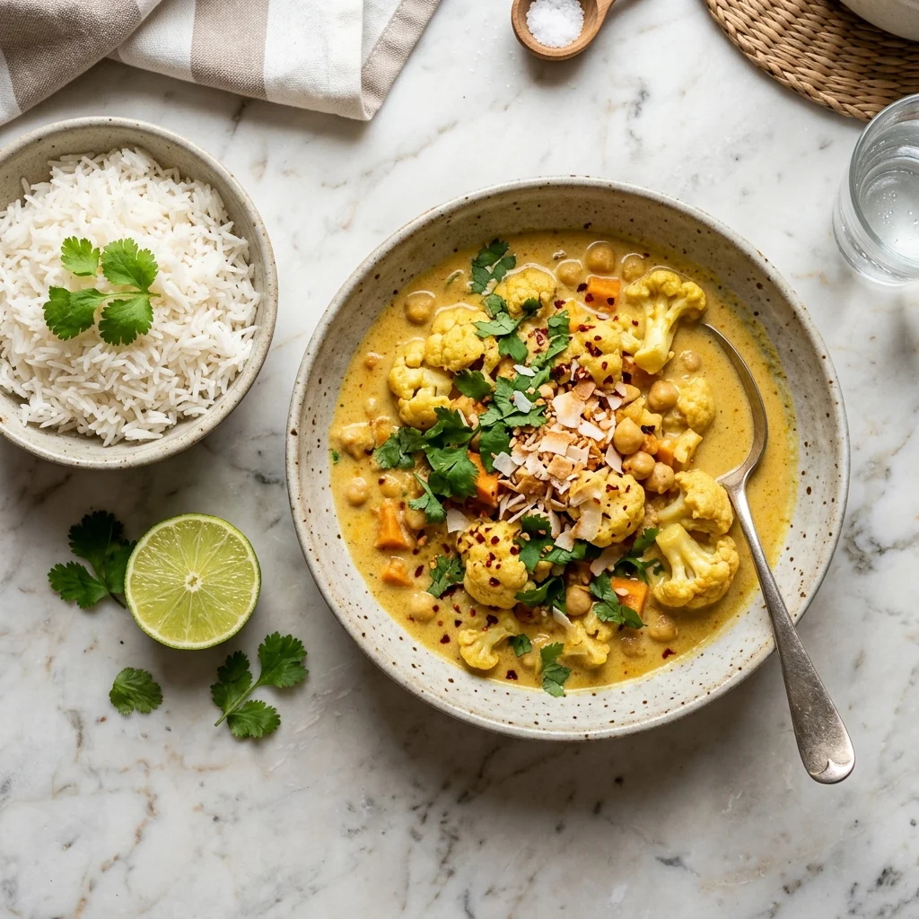 Cauliflower Coconut - nutrition facts and calorie information