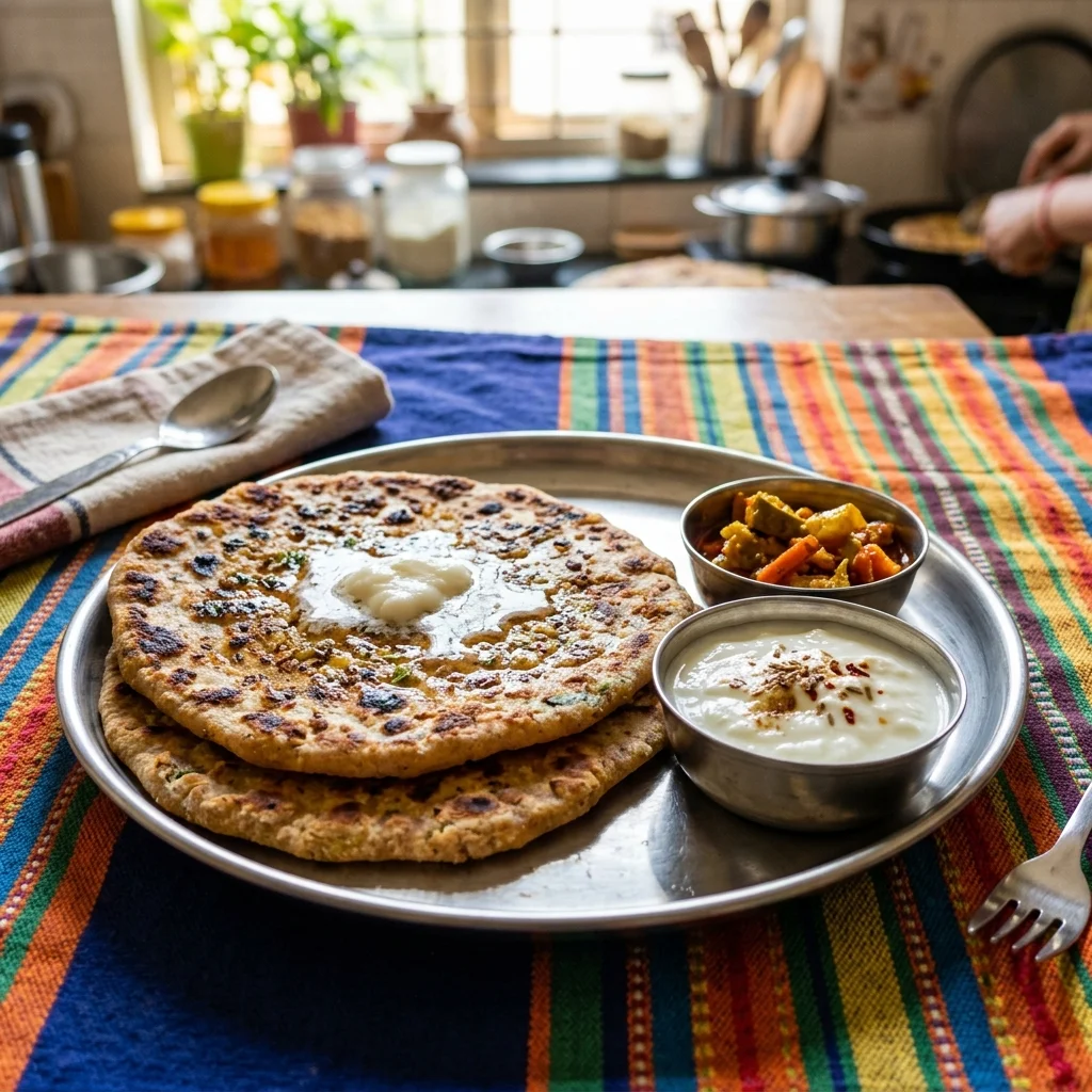 Cauliflower Paratha - nutrition facts and calorie information
