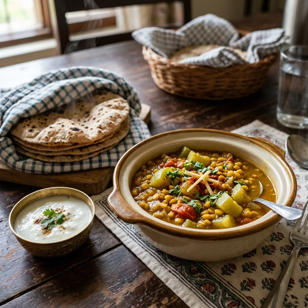 Channa Dal Lauki - nutrition facts and calorie information