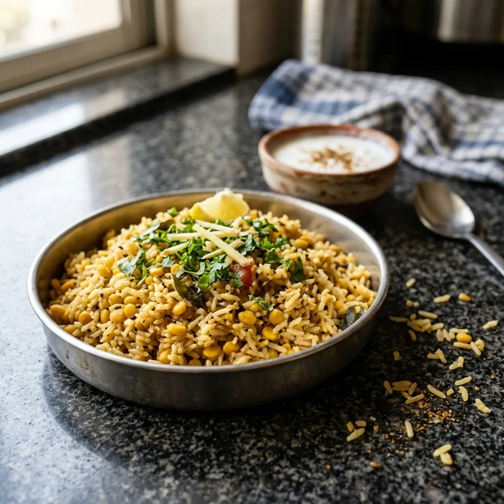 Channa Dal Rice - nutrition facts and calorie information