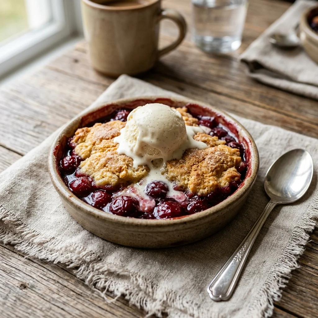 Cherry Cobbler - nutrition facts and calorie information