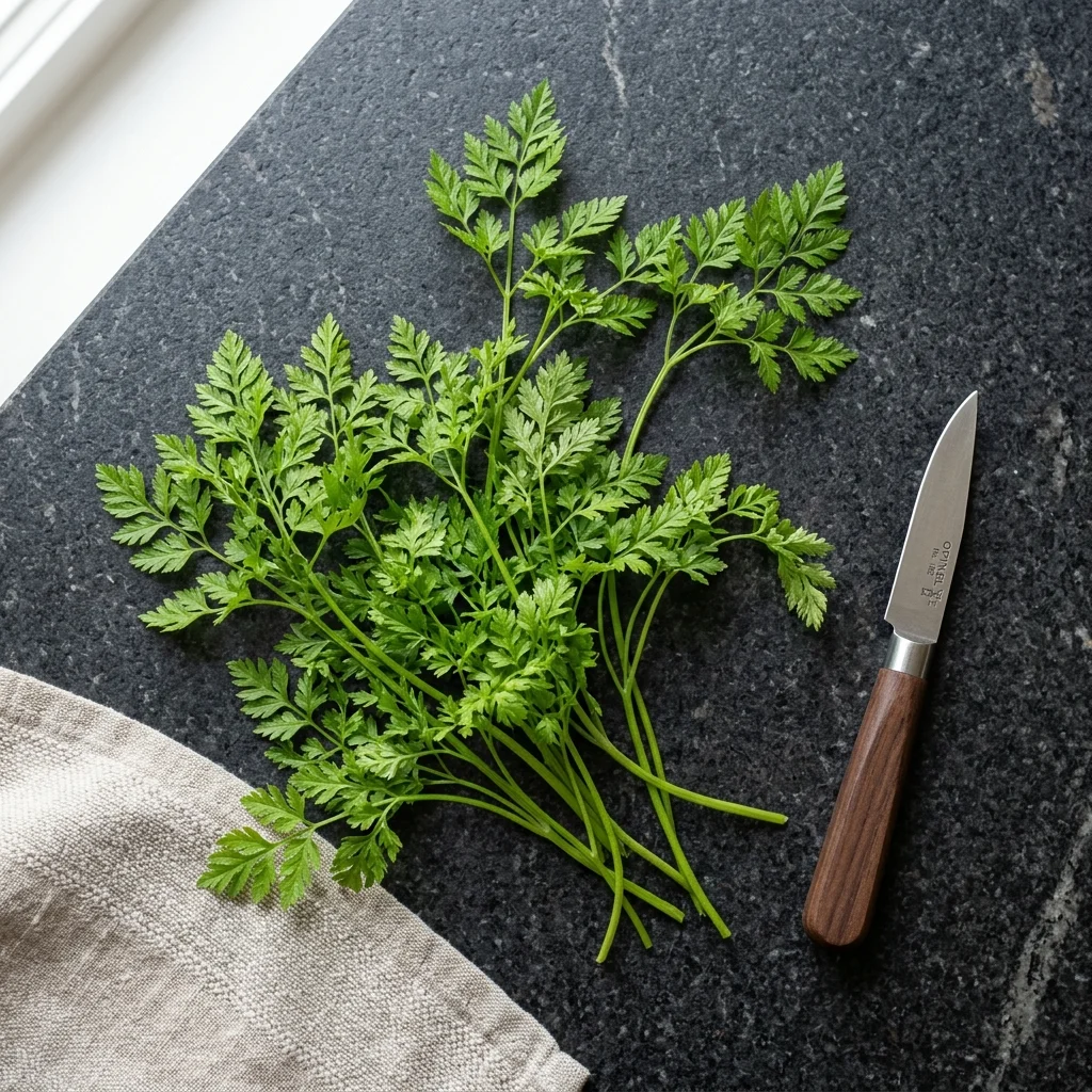 Chervil - nutrition facts and calorie information