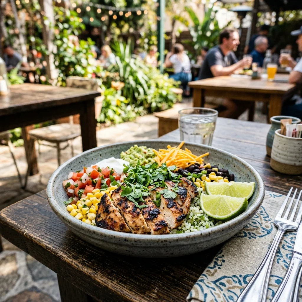 Chicken Burrito Bowl - nutrition facts and calorie information