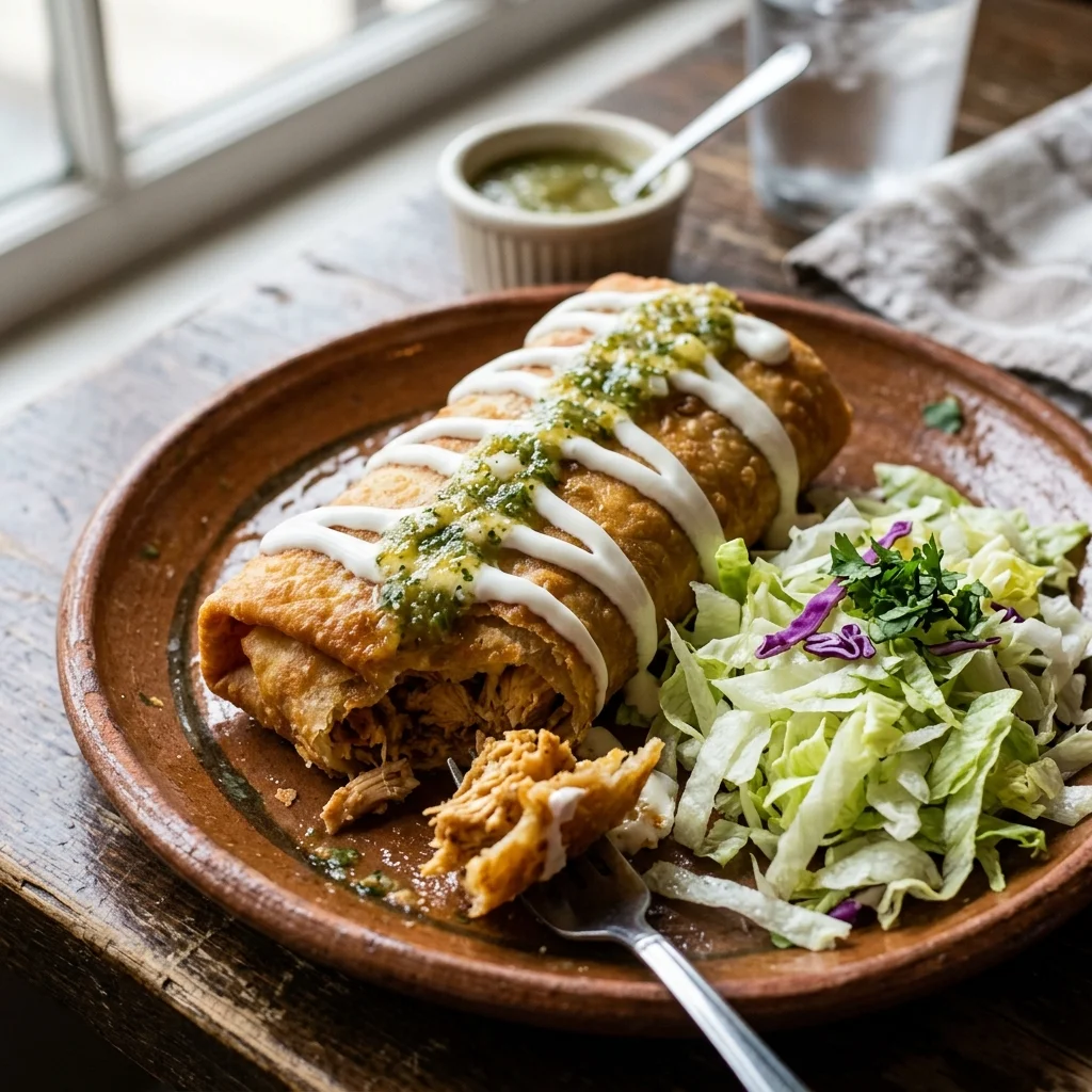 Chicken Chimichanga - nutrition facts and calorie information