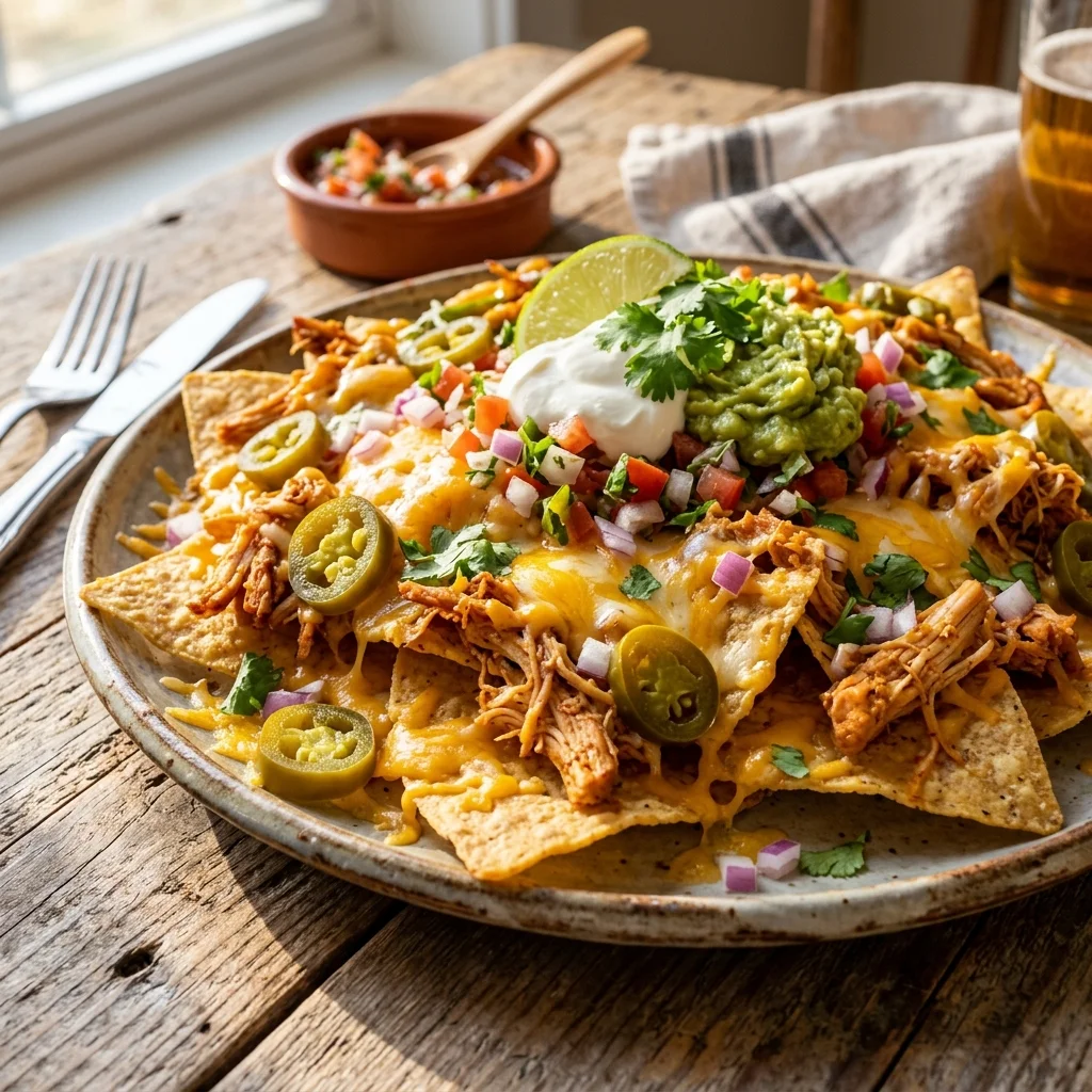 Chicken Nachos - nutrition facts and calorie information