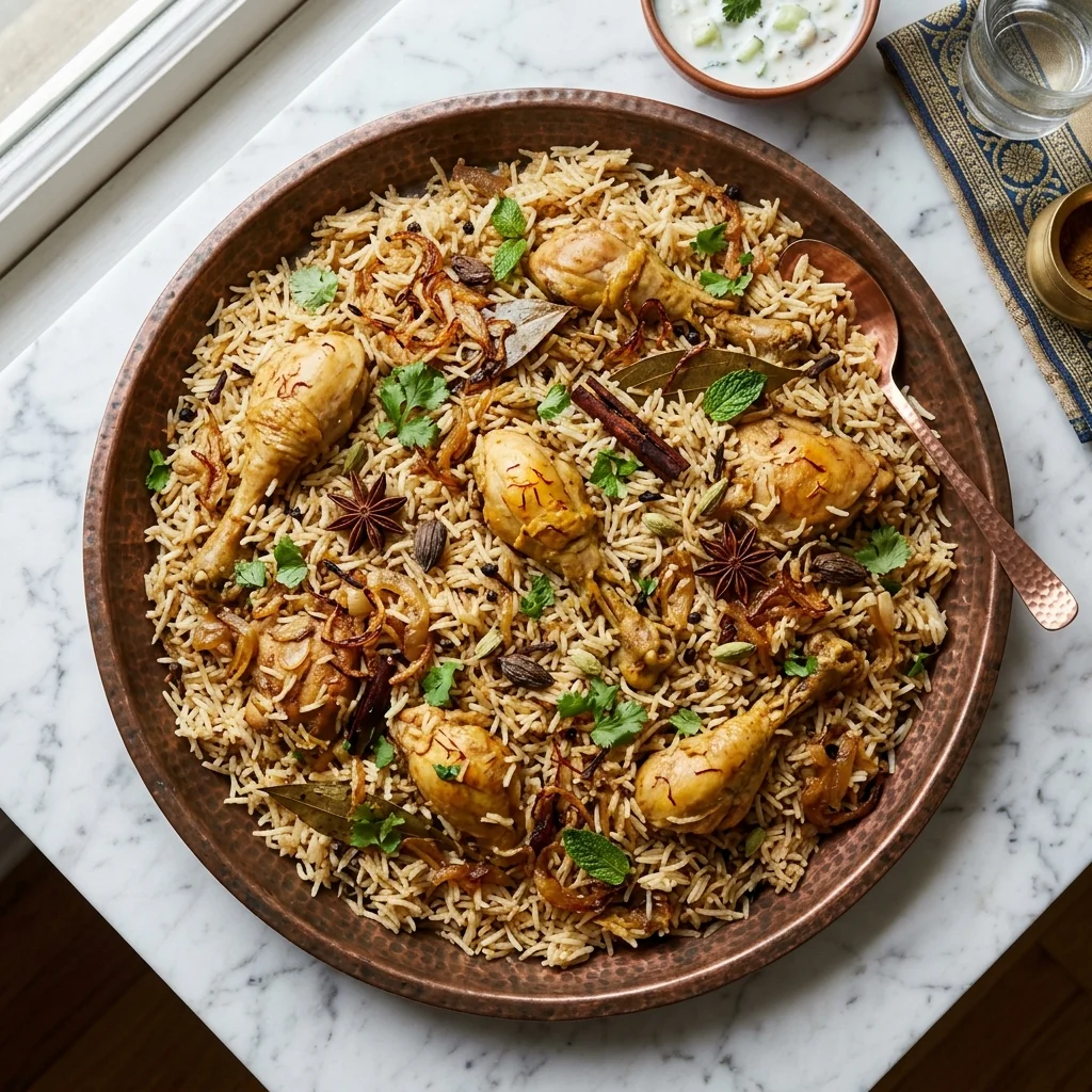 Chicken Pulao - nutrition facts and calorie information