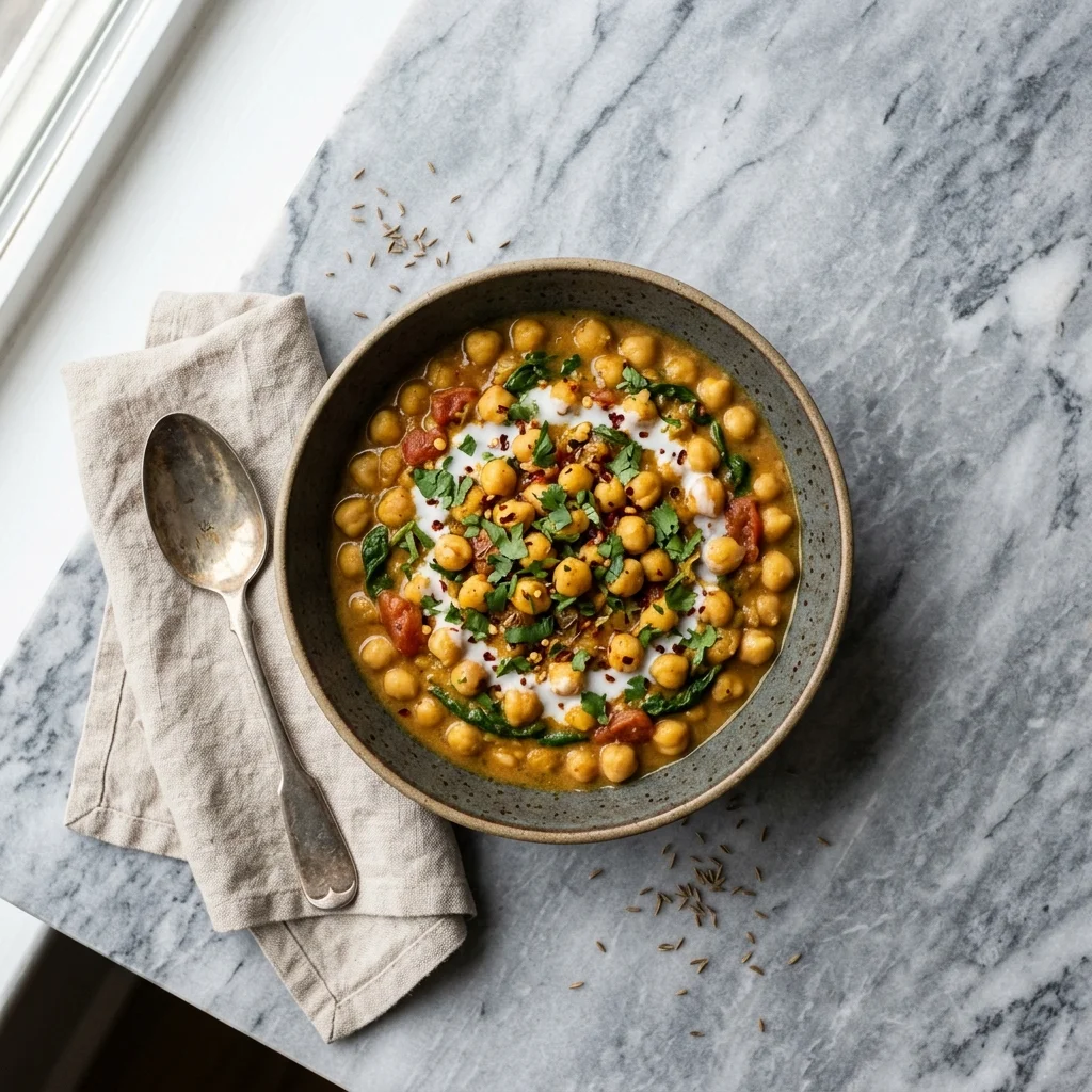 Chickpea Curry - nutrition facts and calorie information