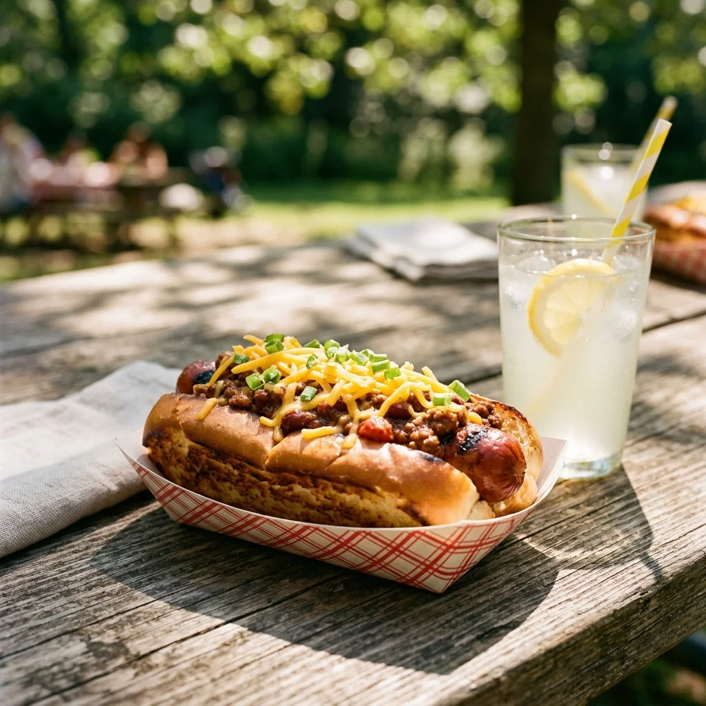 Chili Hot Dog - nutrition facts and calorie information