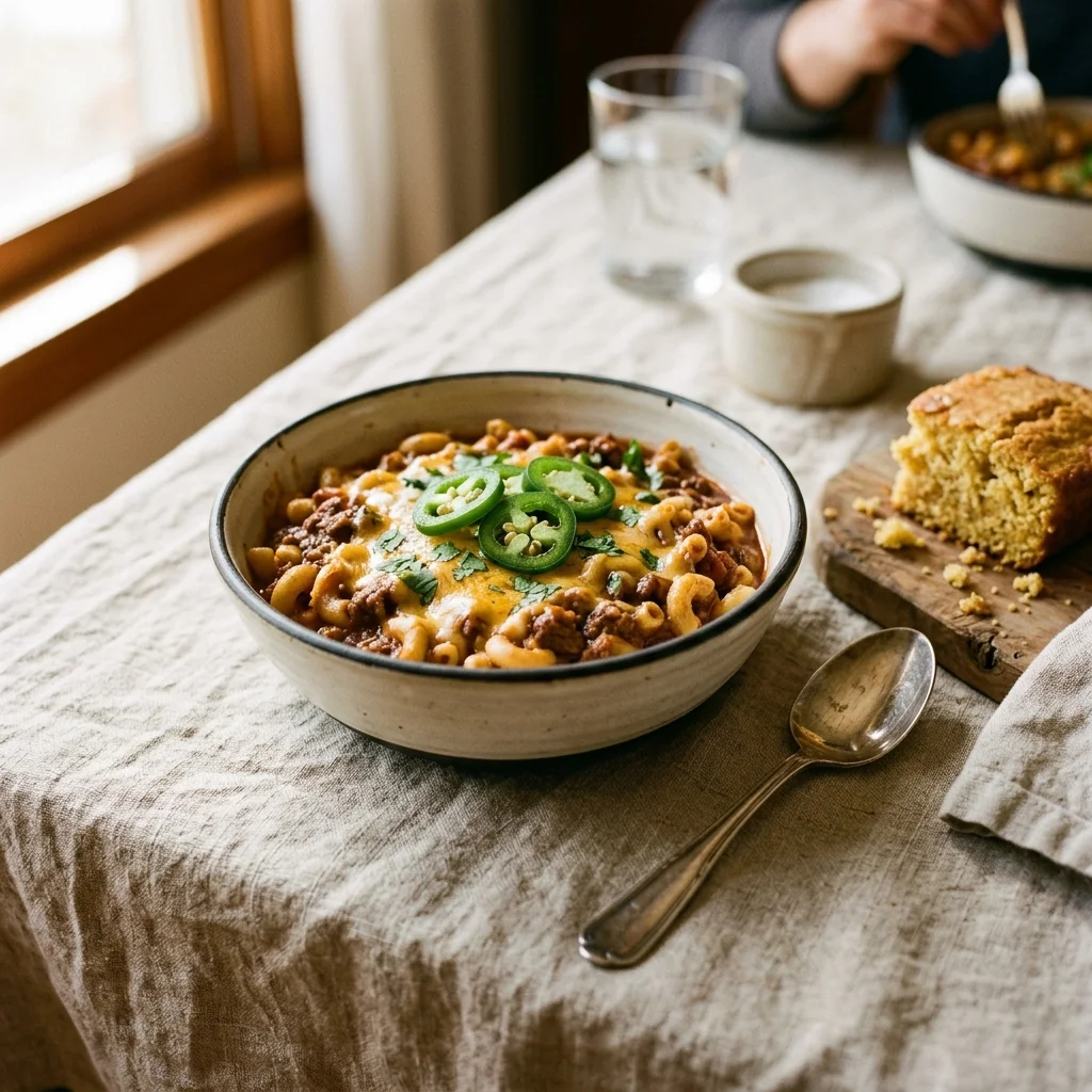 Chili Macaroni - nutrition facts and calorie information