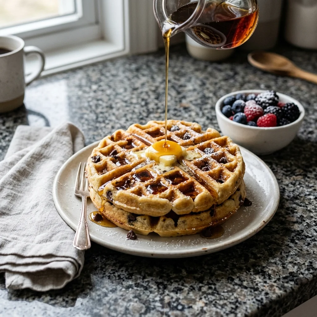 Chocolate Chip Waffles - nutrition facts and calorie information