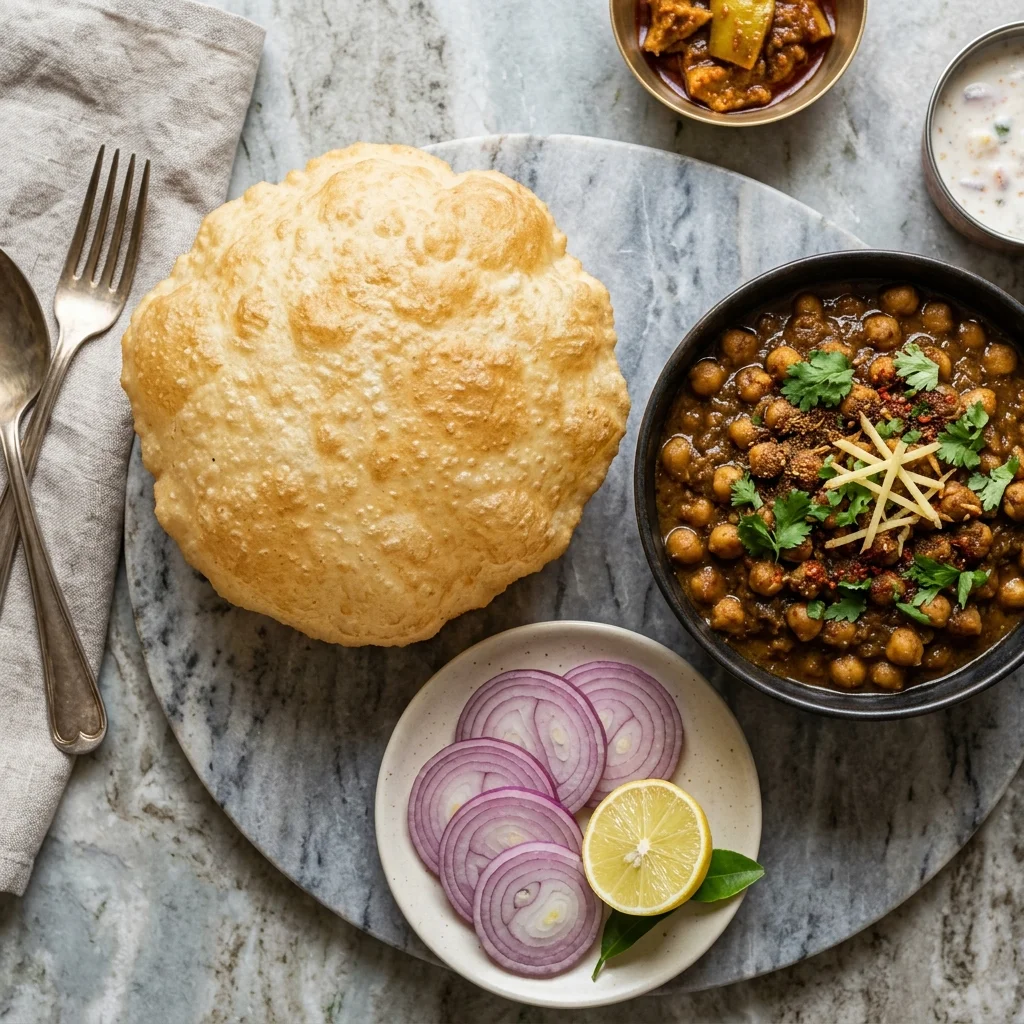 Chole Bhature - nutrition facts and calorie information
