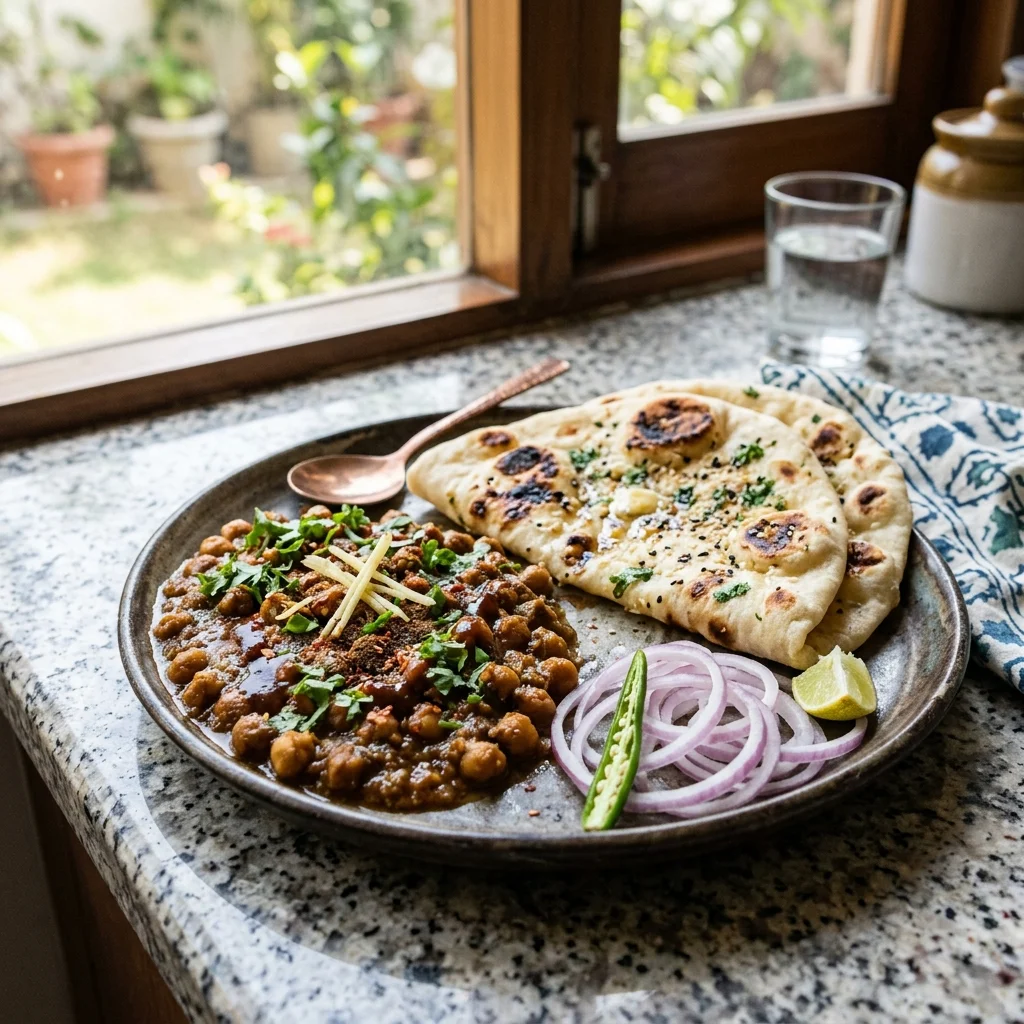 Chole Kulcha - nutrition facts and calorie information