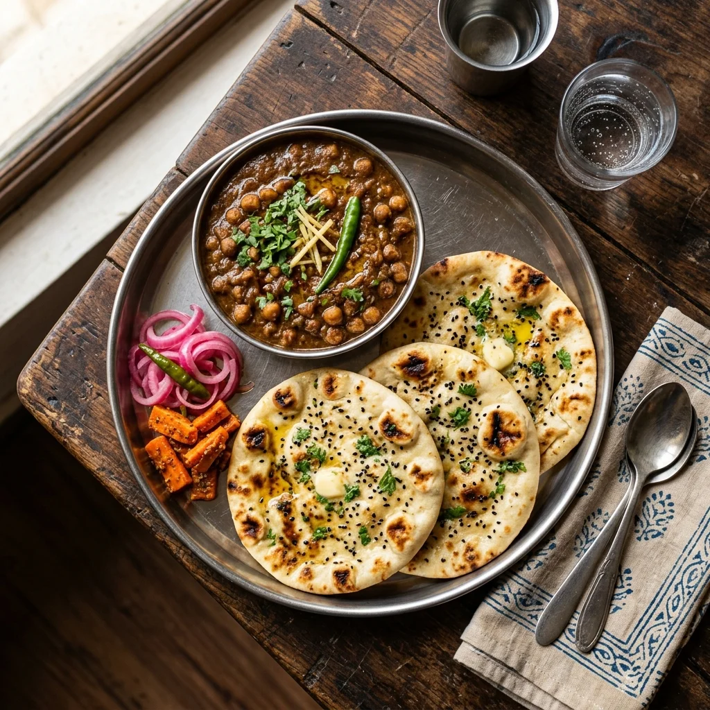 Chole Kulche - nutrition facts and calorie information