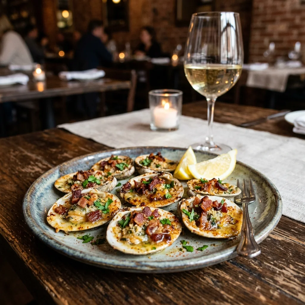 Clams Casino - nutrition facts and calorie information