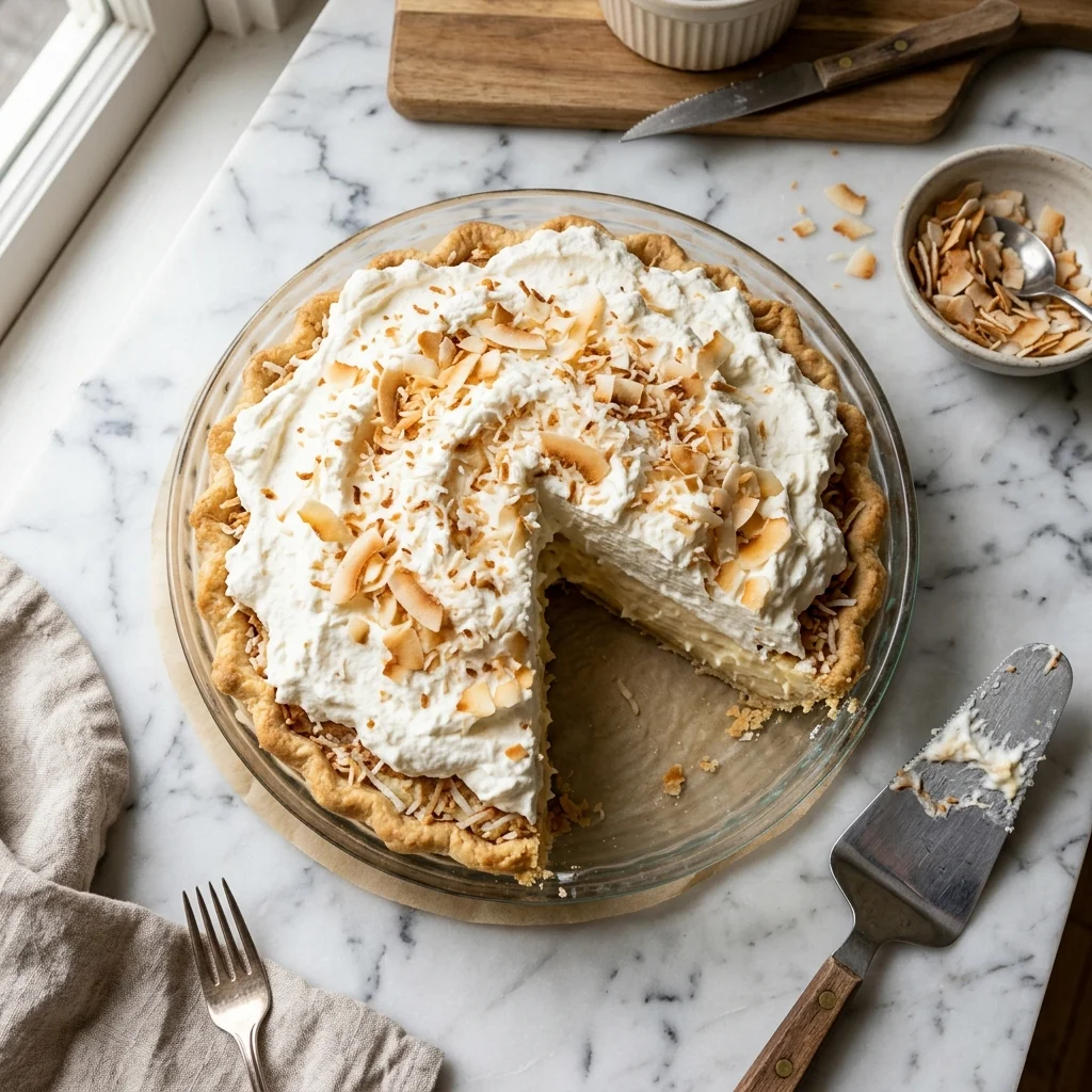Coconut Cream Pie - nutrition facts and calorie information
