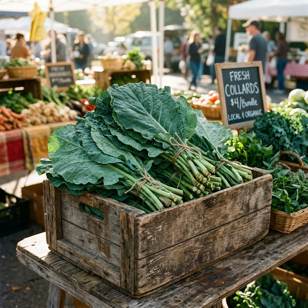 Collards - nutrition facts and calorie information
