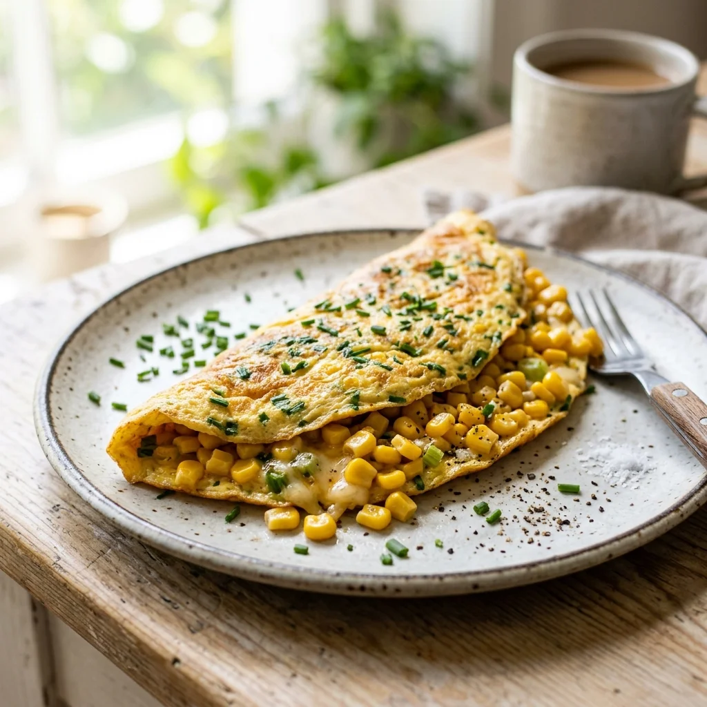 Corn Omelette - nutrition facts and calorie information