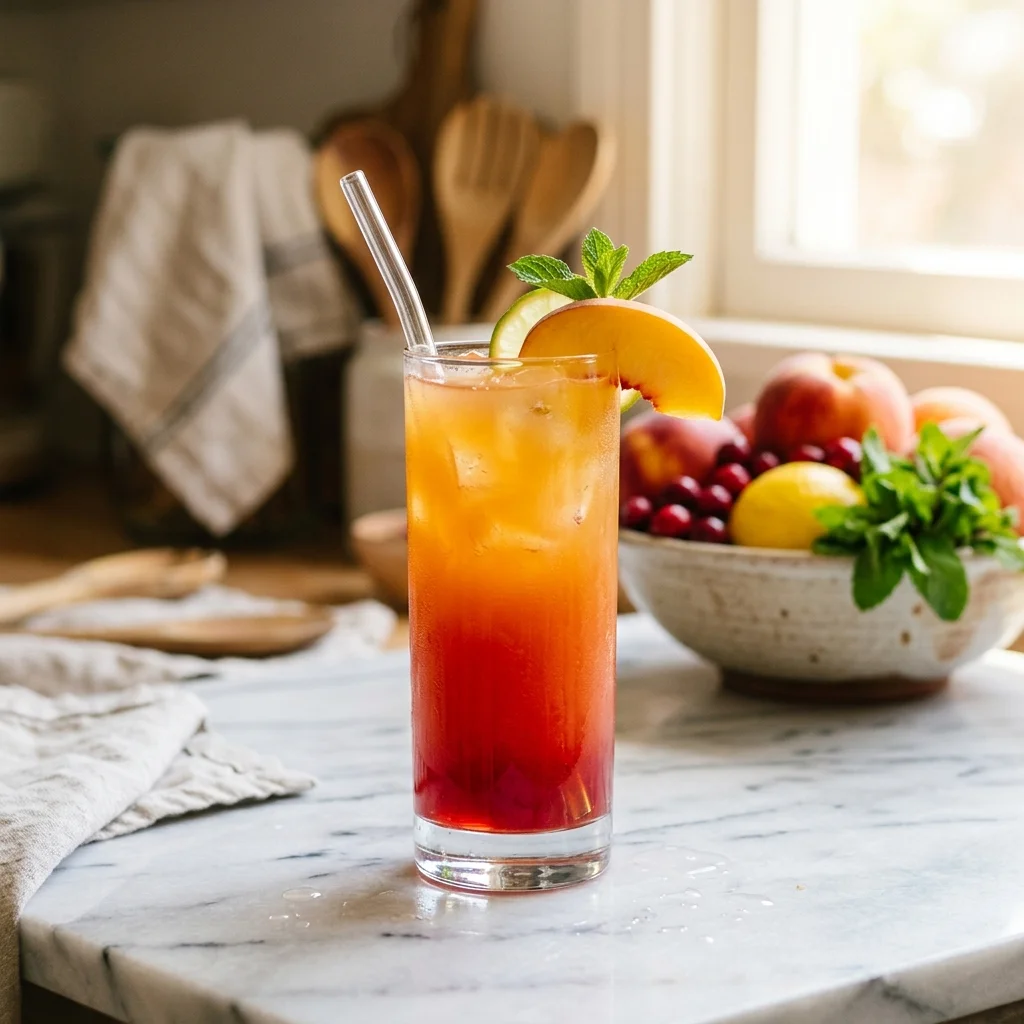 Cranberry Peach Juice - nutrition facts and calorie information