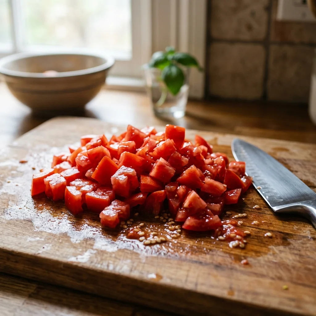 Diced Tomatoes - nutrition facts and calorie information