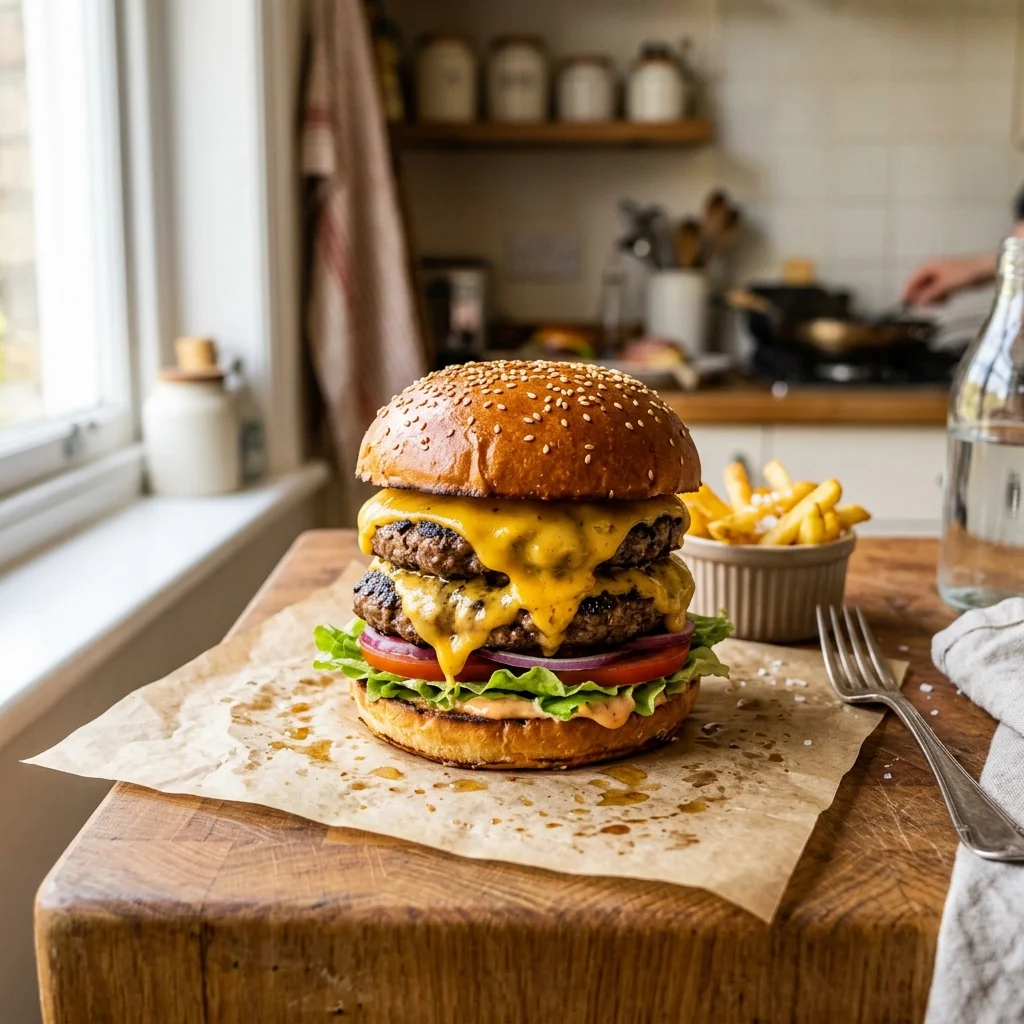 Double Cheeseburger - nutrition facts and calorie information