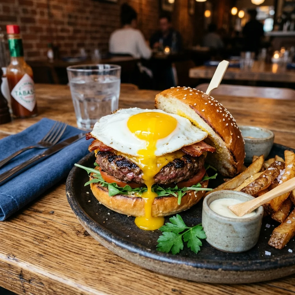 Egg Burger - nutrition facts and calorie information