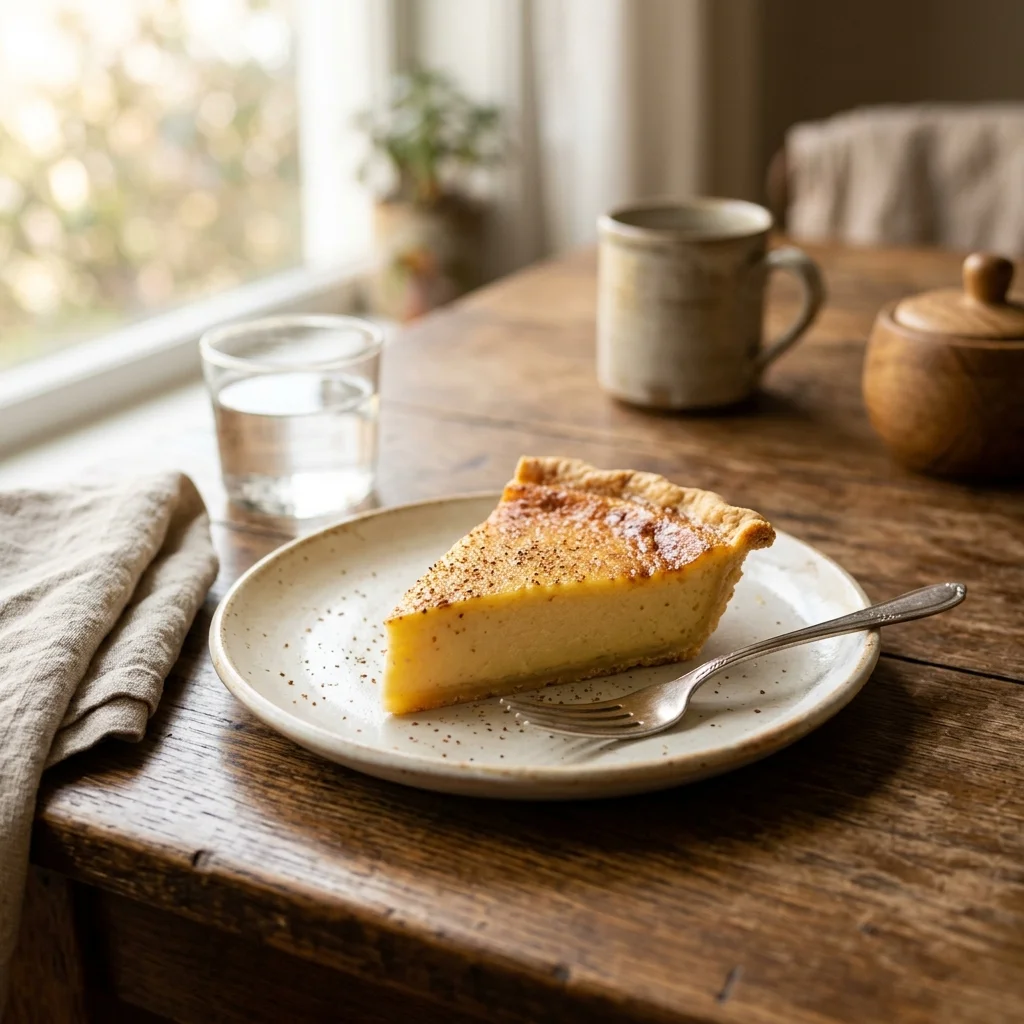 Egg Custard Pie - nutrition facts and calorie information