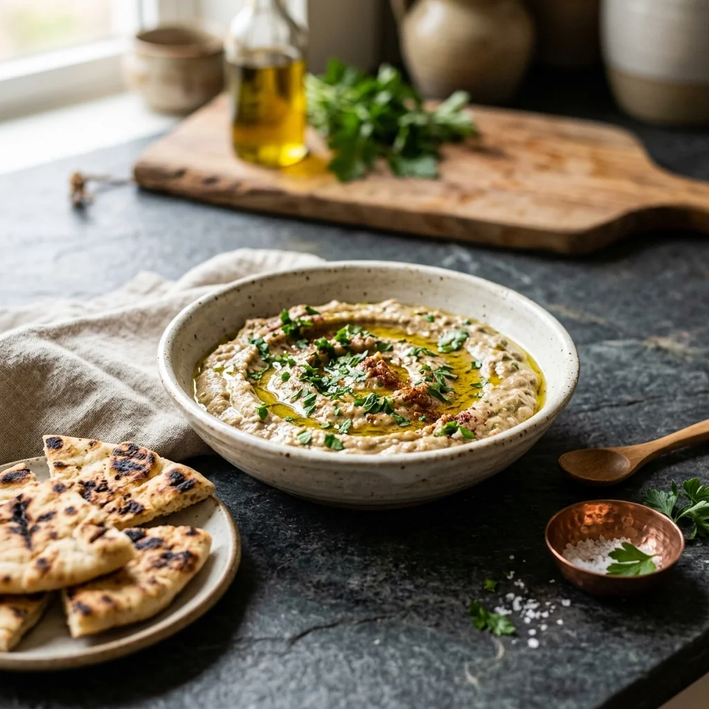 Eggplant Dip - nutrition facts and calorie information